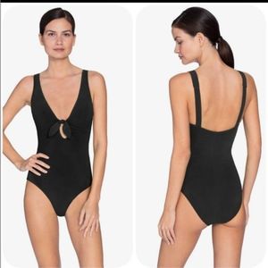 Robin Piccone Ava knot 1 piece swimsuit w/ keyhole detail. Size 4 . NWOT